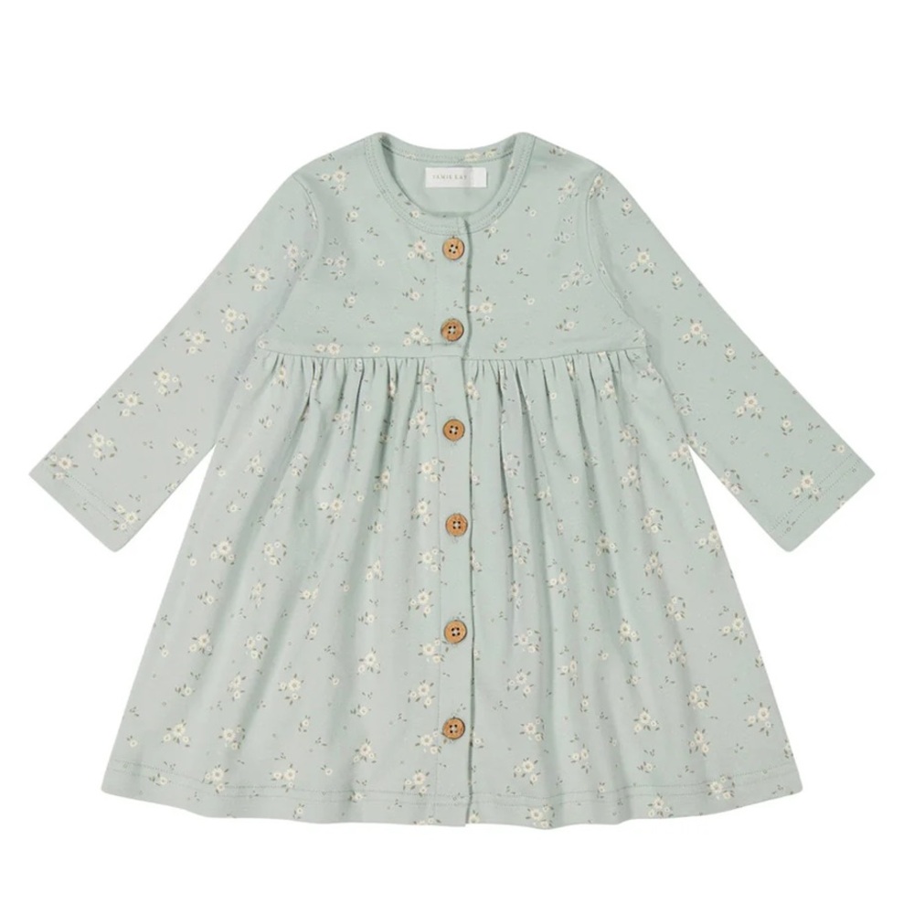 Jamie Kay 5T cotton poppy dress in Lulu Blue NWT